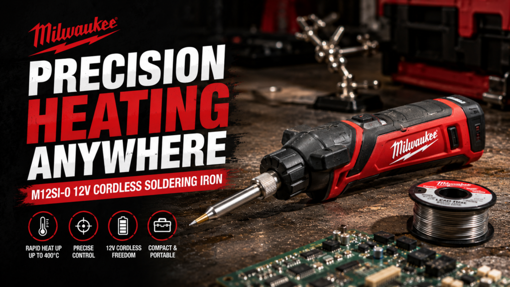 Precision Heating Anywhere – Milwaukee M12SI-0 12V Cordless Soldering Iron
