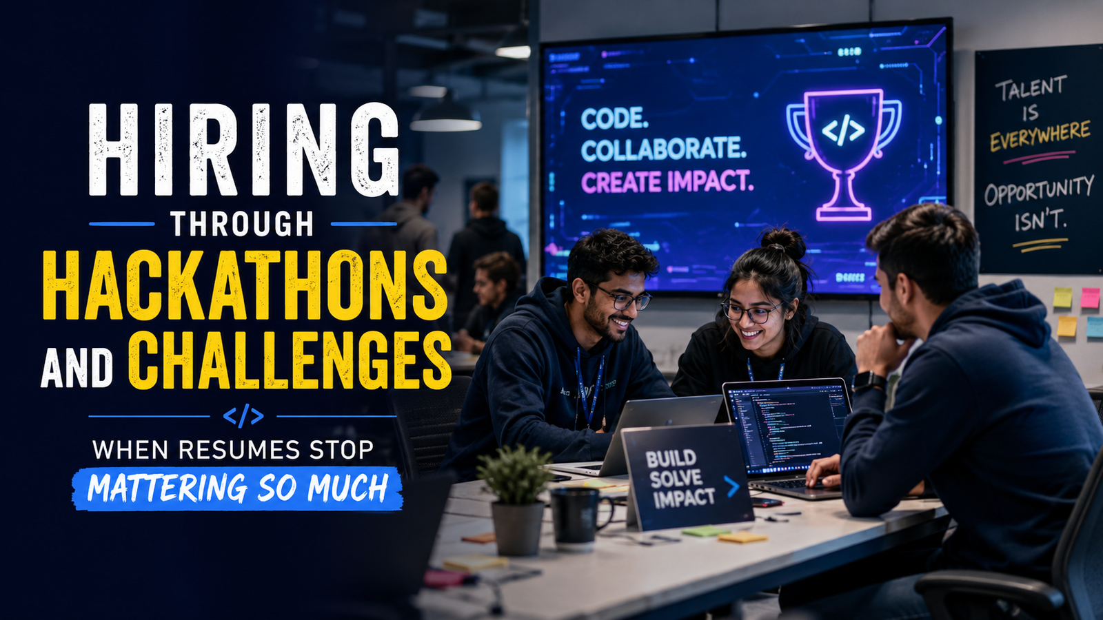 Hiring Through Hackathons and Challenges: When Resumes Stop Mattering So Much