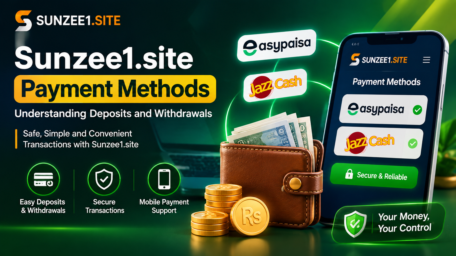 Sunzee1.site Payment Methods: Understanding Deposits and Withdrawals